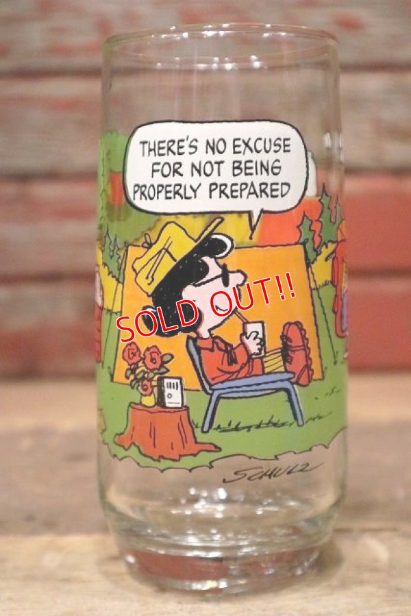 画像1: gs-221101-05 McDonald's / 1983 Camp Snoopy Collection Glass "Macy"