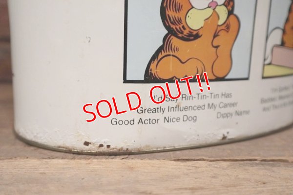 画像8: ct-221101-07 Garfield / CHEINCO 1970's-1980's Tin Trash Box