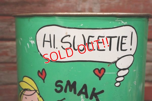 画像7: ct-221101-66 PEANUTS / CHEINCO 1970's Trash Box "Linus, Snoopy & Peppermint Patty"