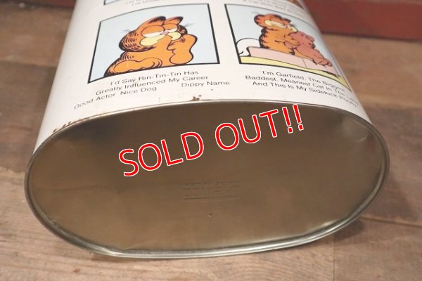 画像11: ct-221101-07 Garfield / CHEINCO 1970's-1980's Tin Trash Box