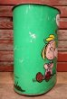 画像9: ct-221101-66 PEANUTS / CHEINCO 1970's Trash Box "Linus, Snoopy & Peppermint Patty"