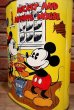 画像2: ct-221101-06 Mickey Mouse & Minnie Mouse / CHEINCO 1970's Tin Trash Box (2)