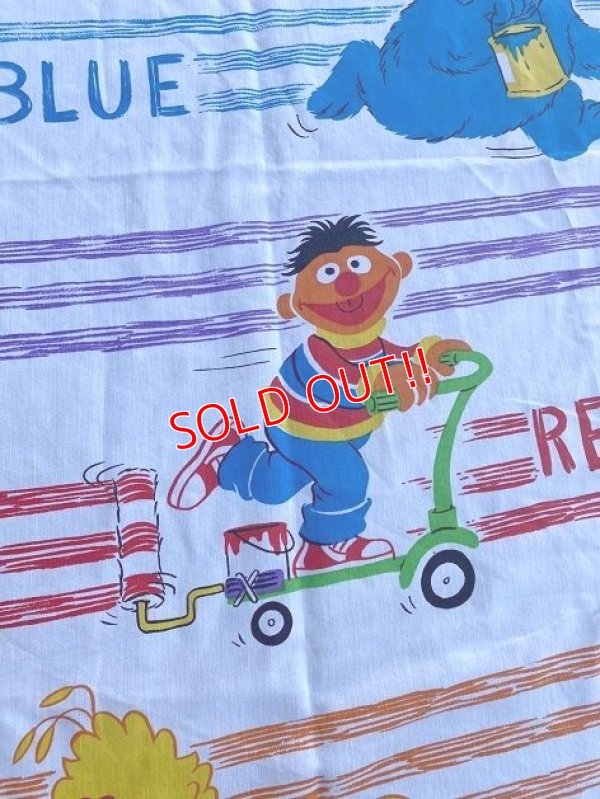 画像3: ct-221101-01 SESAME STREET / 1980's Flat Sheet (Twin)