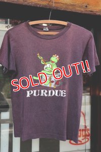 ct-221101-19 Kermit × PURDUE / 1970's T-Shirt