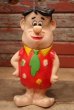 画像1: ct-221001-25 Fred Flintstone / Knickerbocker 1960's Rubber Doll (1)