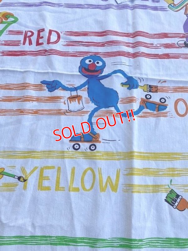画像7: ct-221101-01 SESAME STREET / 1980's Flat Sheet (Twin)