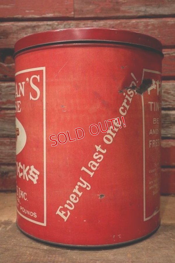画像5: dp-221101-32 HOLTZMAN'S CHEESE PRETZ-STICKS / 1940's Tin Can