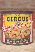 dp-221101-05 CIRCUS CASHEWS / 1950's Tin Can