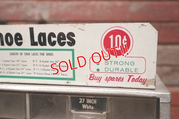 画像3: dp-221101-24 Old Hickory / Vintage Shoe Laces Store Counter Top Display