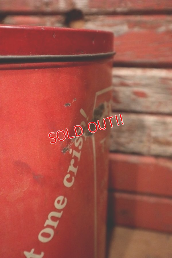 画像6: dp-221101-32 HOLTZMAN'S CHEESE PRETZ-STICKS / 1940's Tin Can