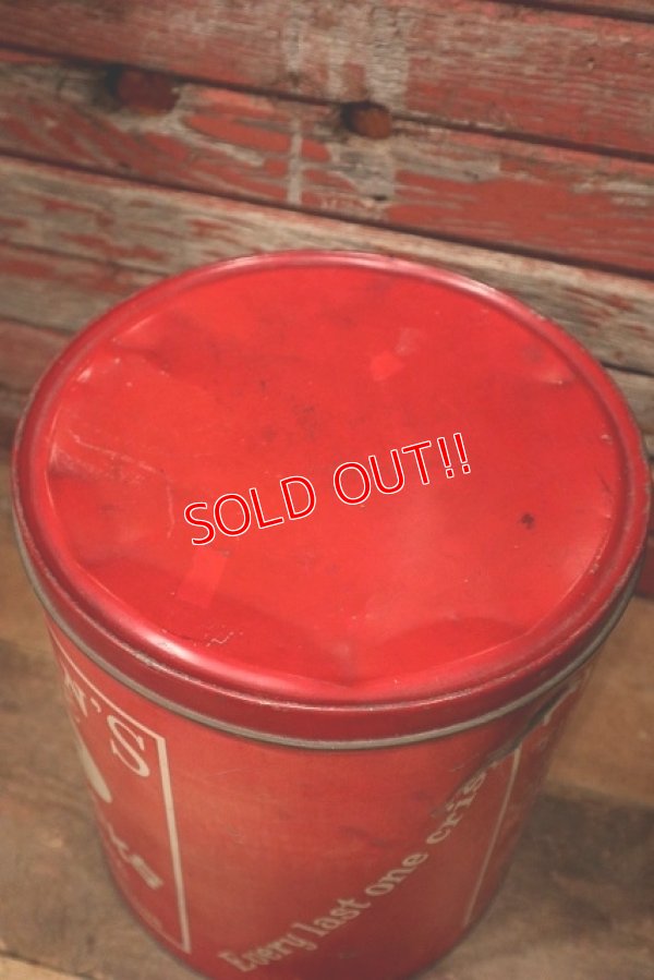 画像7: dp-221101-32 HOLTZMAN'S CHEESE PRETZ-STICKS / 1940's Tin Can