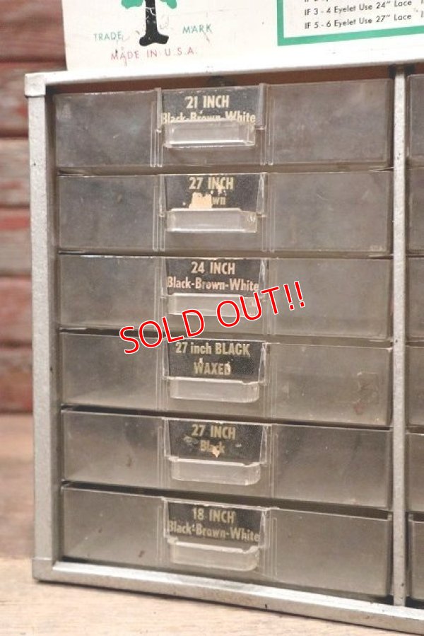 画像4: dp-221101-24 Old Hickory / Vintage Shoe Laces Store Counter Top Display