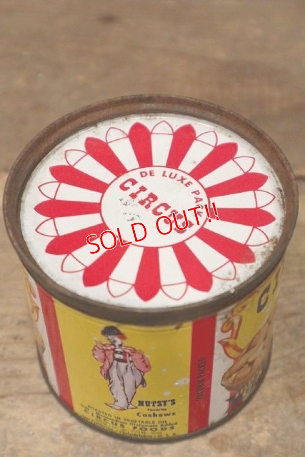 画像6: dp-221101-05 CIRCUS CASHEWS / 1950's Tin Can