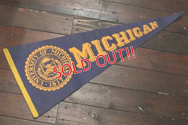 画像1: dp-221101-35 University of Michigan / Vintage Pennant