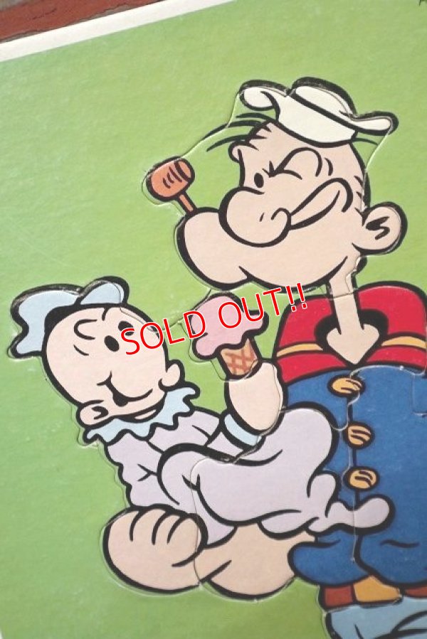 画像2: ct-220901-13 Popeye & Swee'pea / jaymar 1970's Frame Tray Puzzle