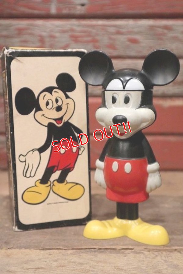 画像1: ct-210401-66 Mickey Mouse / AVON 1960's Bubble Bath Bottle