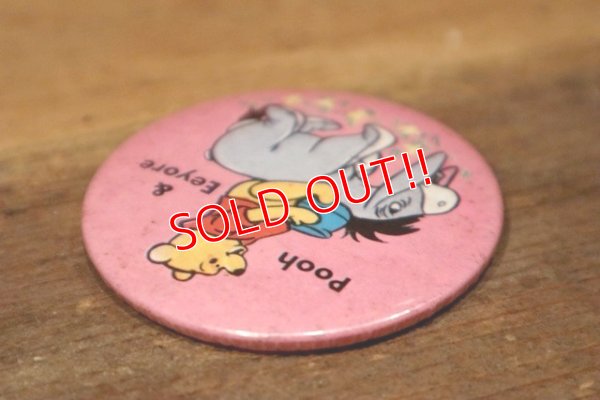 画像2: ct-221101-17 Winnie the Pooh & Eeyore / 1970's Pinback