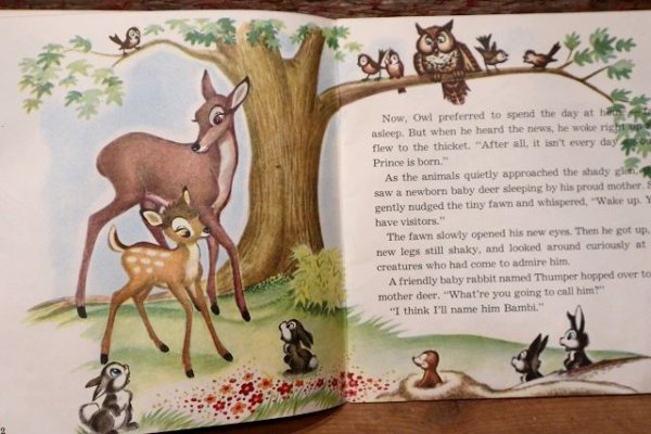 画像2: ct-221101-70 Bambi / 1970's 24 Page Read Along Book and Tape