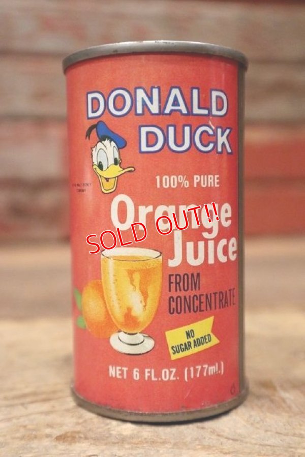 画像2: ct-221101-54 Donald Duck / 1980's Orange Juice Can