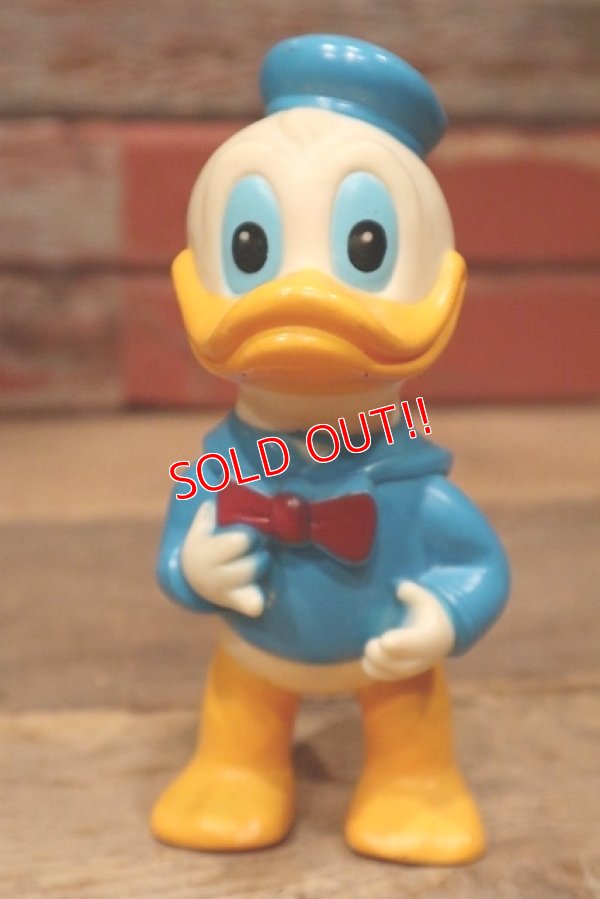 画像1: ct-221101-27 Donald Duck / 1970's Rubber Doll (Made in Japan)