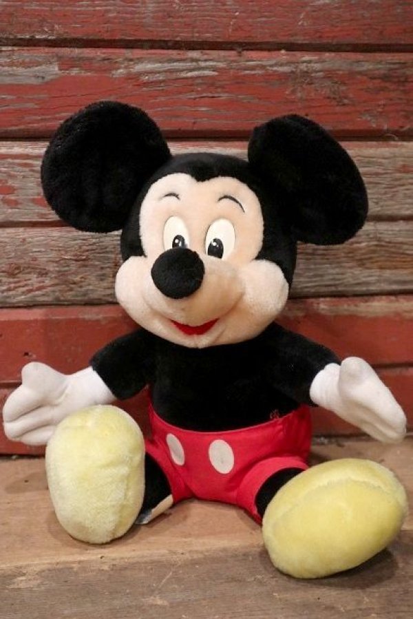 画像1: ct-221101-05 Mickey Mouse / 1980's-1990's Musical Box Plush Doll