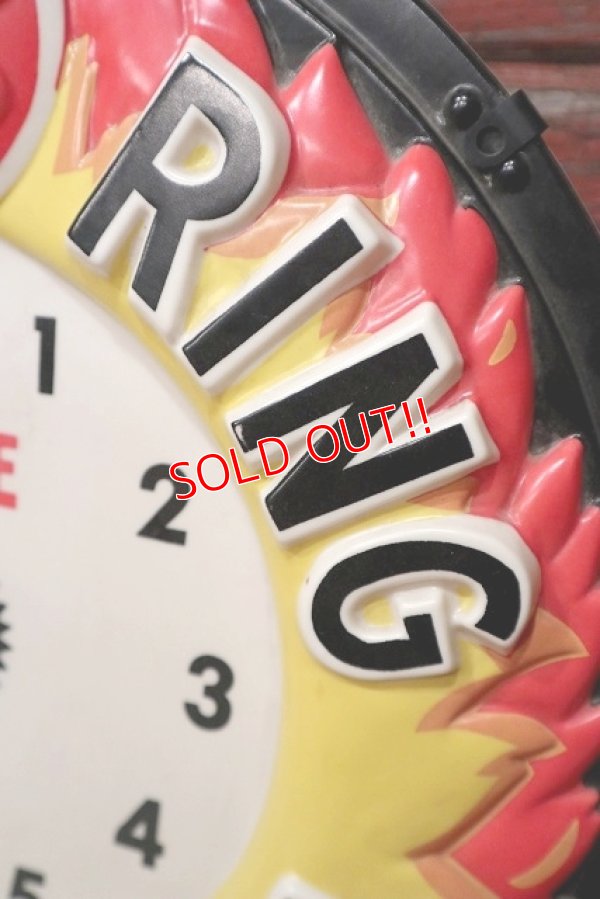 画像10: dp-221101-57 AC FIRE RING SPARK PLUGS / 1960's Lighted Clock