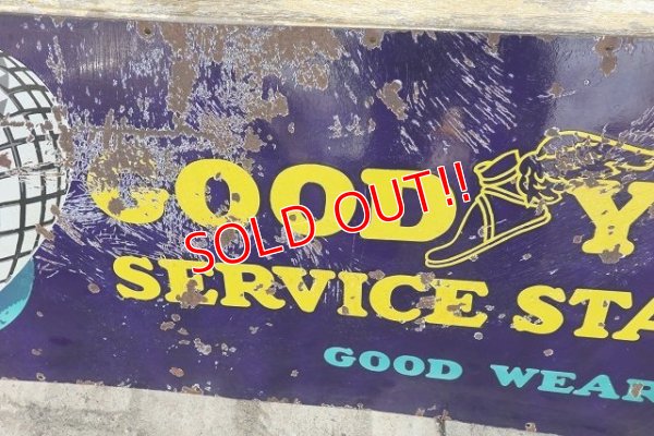 画像3: dp-221101-60 GOODYEAR SERVICE STATION / 1930's Porcelain Sign