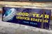 画像1: dp-221101-60 GOODYEAR SERVICE STATION / 1930's Porcelain Sign (1)