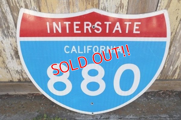 画像1: dp-221101-44 Road Sign "INTERSTATE 880 CALIFORNIA"