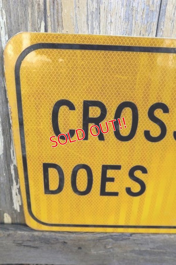 画像2: dp-221101-46 Road Sign "CROSS TRAFFIC DOES NOT STOP"