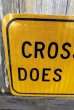 画像2: dp-221101-46 Road Sign "CROSS TRAFFIC DOES NOT STOP" (2)