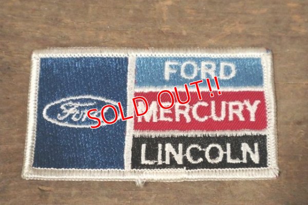 画像1: nt-221101-03 FORD MERCURY LINCOLN / Vintage Patch