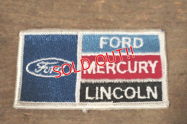 画像1: nt-221101-03 FORD MERCURY LINCOLN / Vintage Patch