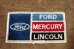 画像1: nt-221101-03 FORD MERCURY LINCOLN / Vintage Patch (1)