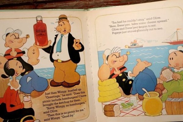 画像7: ct-220901-13 Popeye / 1981 "What! No Spinach?" Picture Book