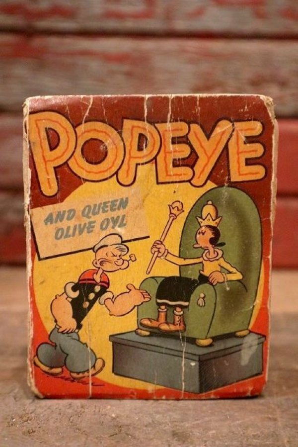 画像1: ct-220901-13 Popeye / 1949 "Popeye and Queen Olive Oyl" Book