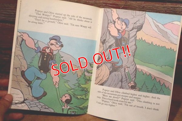 画像4: ct-220901-13 Popeye / Wonder Book 1980 "Popeye Climbs a Mountain" Picture Book