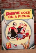 ct-220901-13 Popeye / Wonder Book 1970 "Popeye Goes On a Picnic" Picture Book