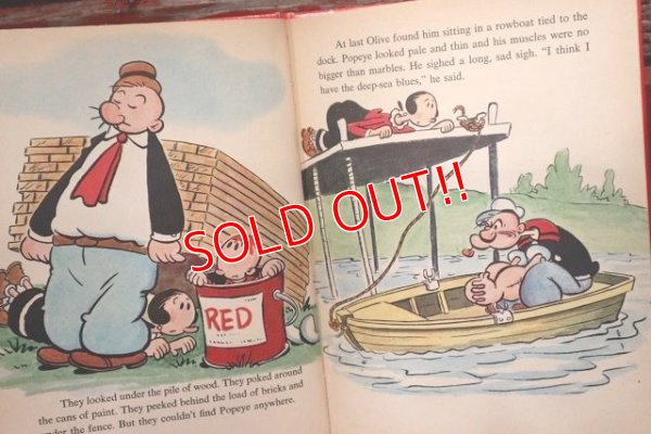 画像3: ct-220901-13 Popeye / Wonder Book 1960 "The House That Popeye Build" Picture Book