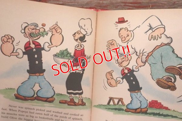 画像4: ct-220901-13 Popeye / Wonder Book 1960 "The House That Popeye Build" Picture Book