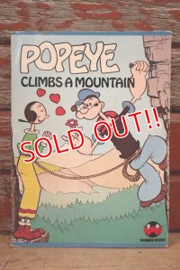 ct-220901-13 Popeye / Wonder Book 1980 "Popeye Climbs a Mountain" Picture Book
