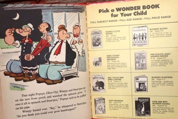 画像5: ct-220901-13 Popeye / Wonder Book 1960 "The House That Popeye Build" Picture Book