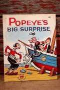 ct-220901-13 Popeye / Wonder Book 1970's "Popeye's Big Surprise" Picture Book