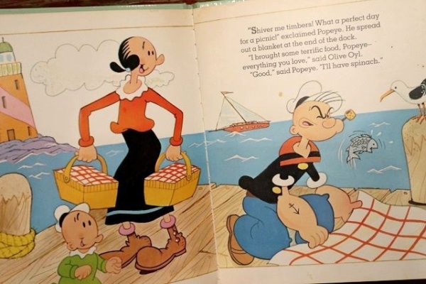 画像4: ct-220901-13 Popeye / 1981 "What! No Spinach?" Picture Book