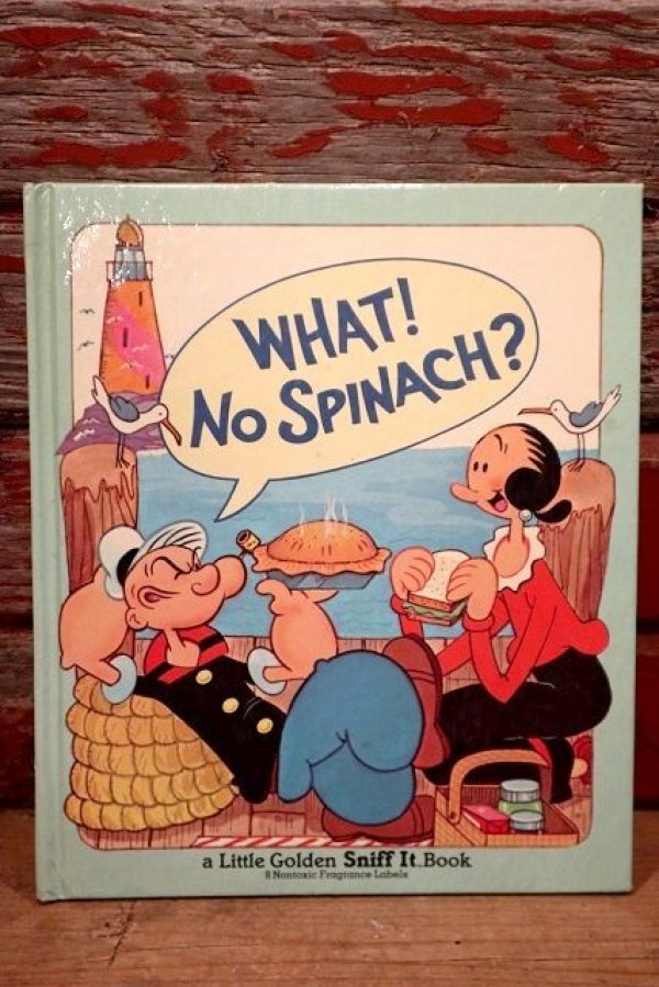 画像1: ct-220901-13 Popeye / 1981 "What! No Spinach?" Picture Book