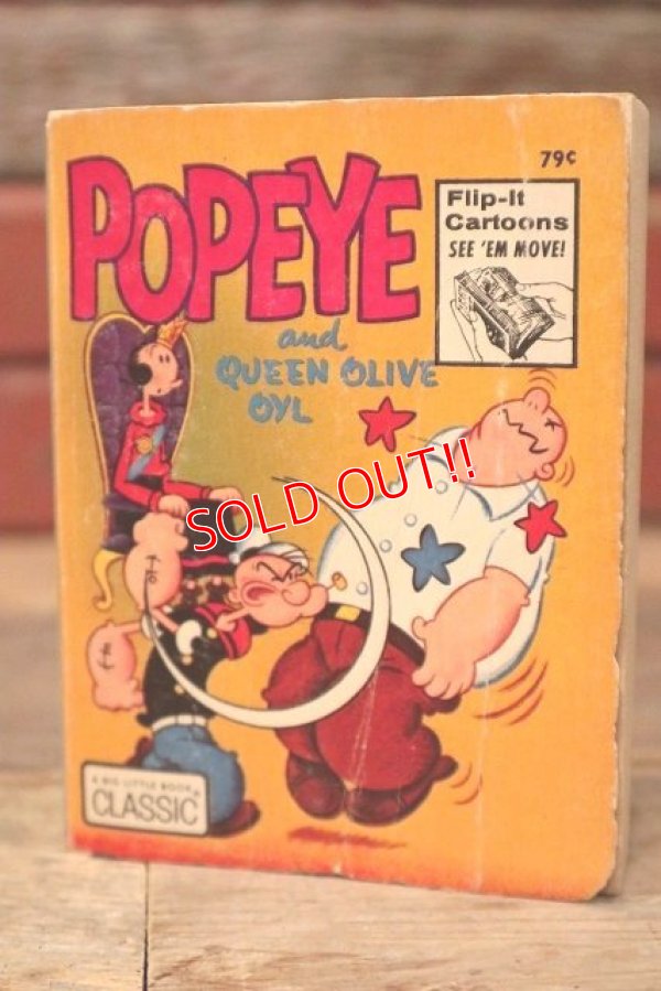 画像1: ct-220901-13 Popeye / 1973 "Popeye and Queen Olive Oyl" Book