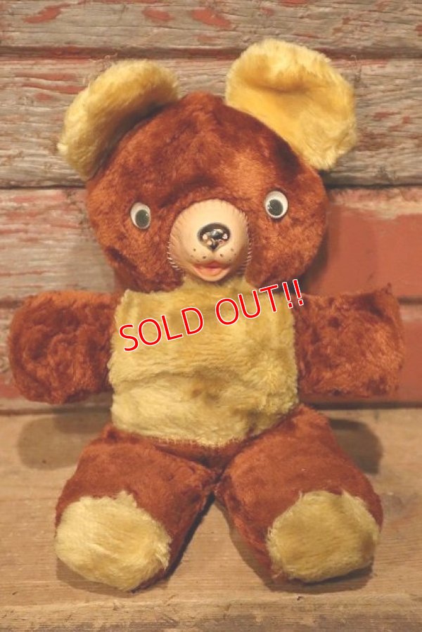 画像1: dp-221101-93 Unknown 1940's-1950's Bear Plush Doll
