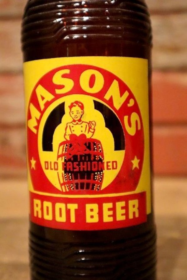 画像2: dp-221101-65 MASON'S ROOT BEER / 1950's 10 FL. OZS Bottle