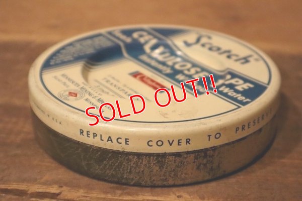 画像3: dp-221101-62 Scotch CELLULOSE TAPE / Vintage Tin Can