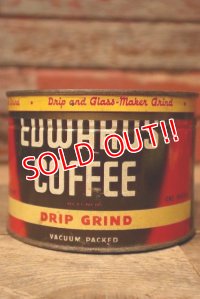 dp-221101-63 EDWARDS COFFEE / Vintage Tin Can